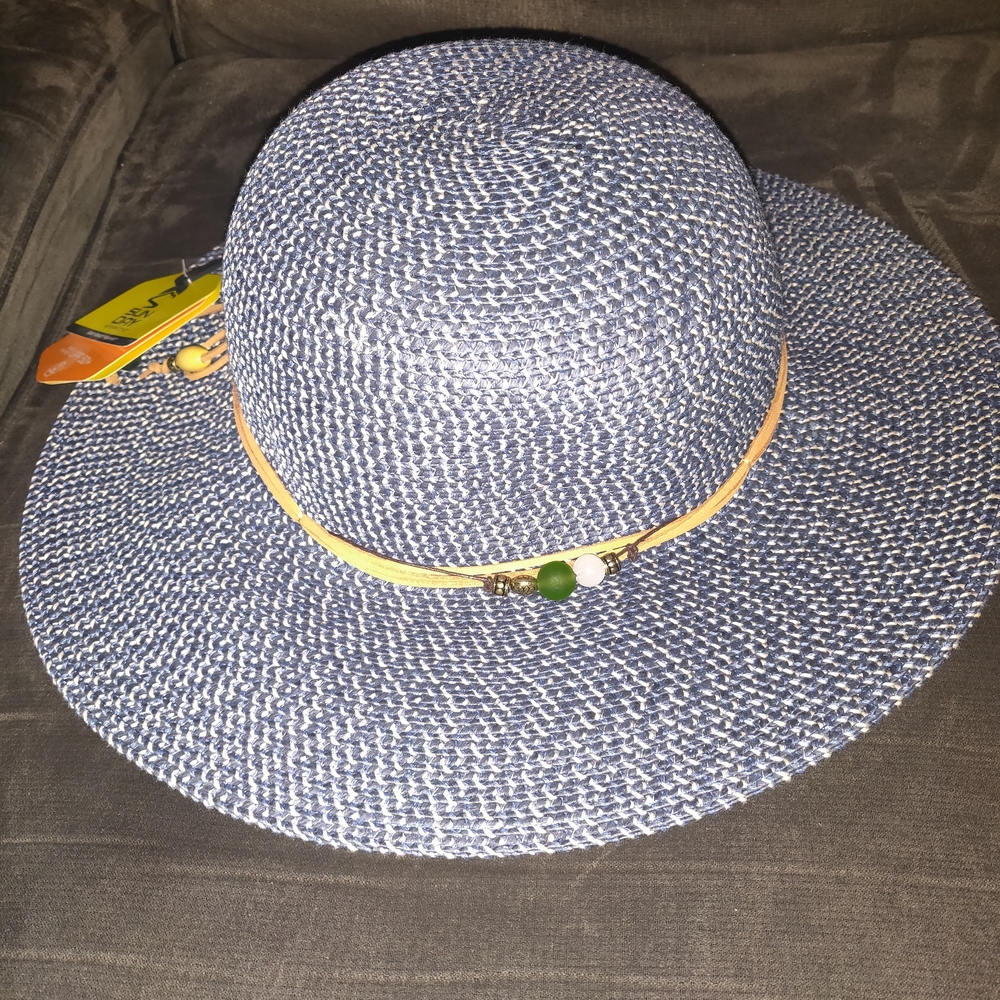 Sunday Afternoons Blue and White Hat